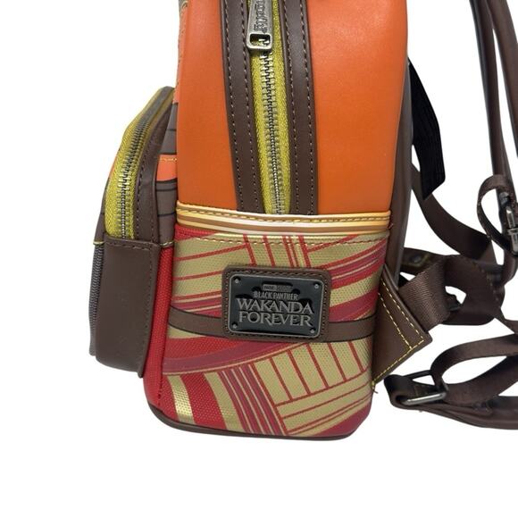 Loungefly Marvel Black Panther Wakanda Forever Okoye Cosplay Mini Backpack NEW - Picture 4 of 16